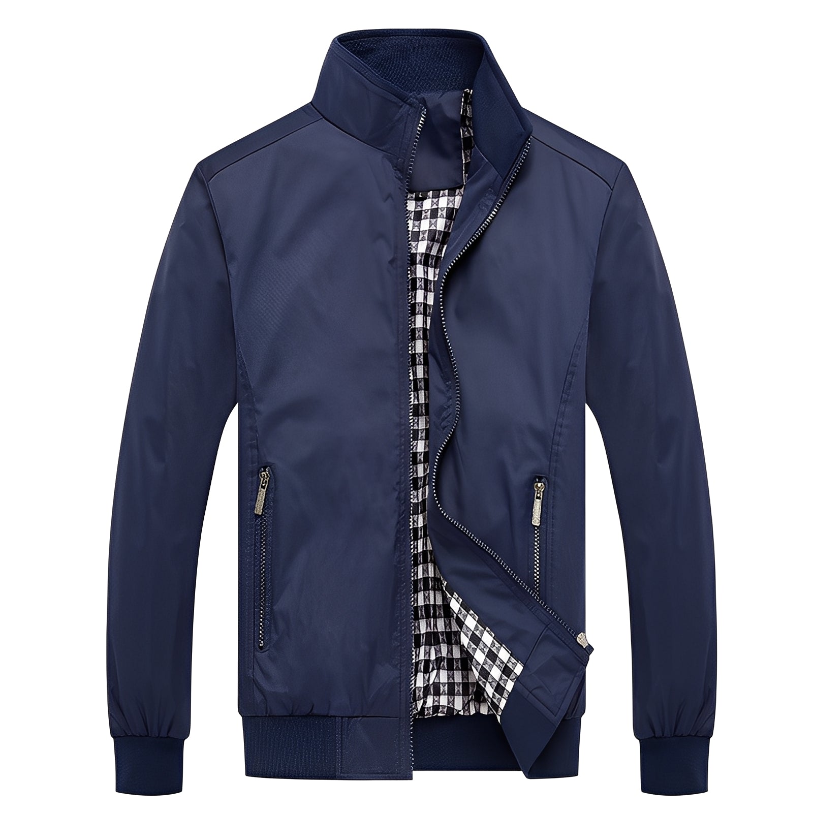 Street-wave Windproof Jacket For Men Lightweight Formal Fit Wind Resistant Outerwear
