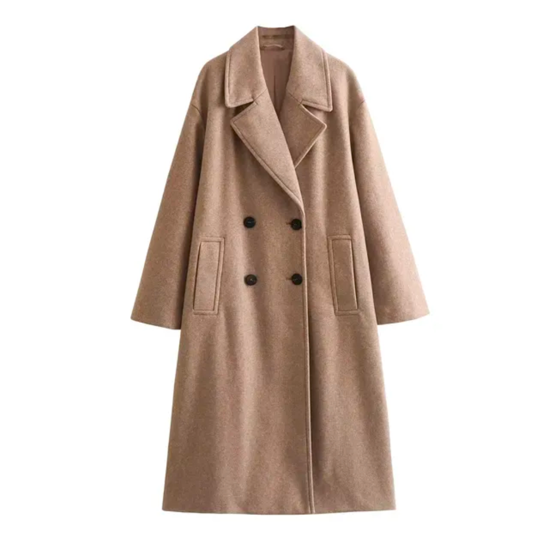 Street-Wave Wool Coat Longline Premium Warmth For Style-Minded Professionals In Cold Weather