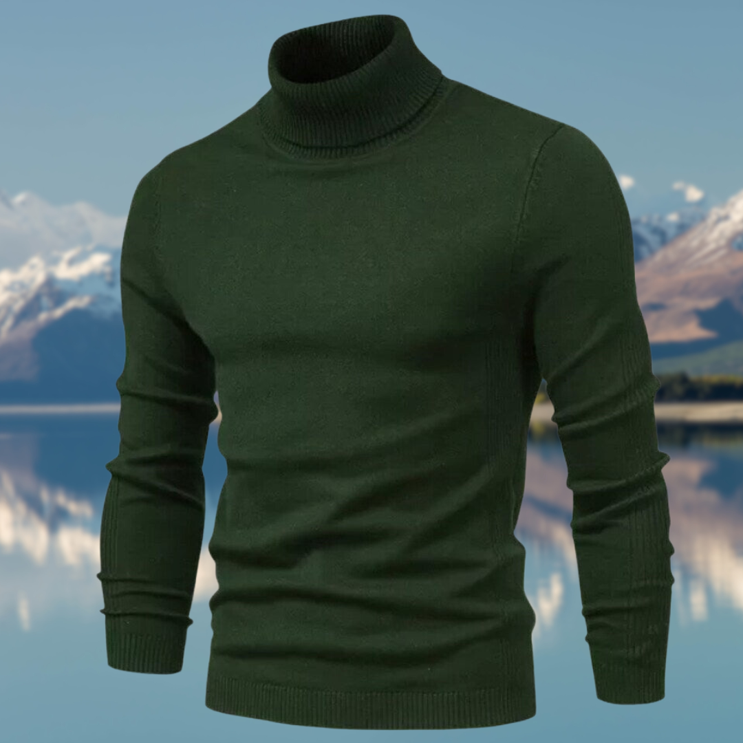 Street-wave Turtleneck Sweater With Cozy Multi-Layer Lining For Everyday Comfort Unisex Knit