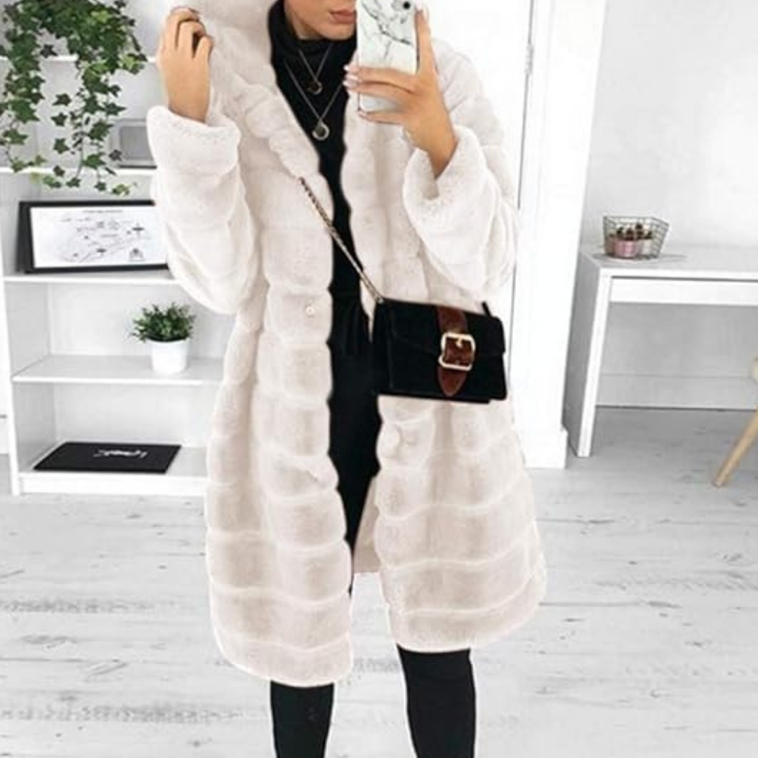 Street-Wave Luxury Puffer Winter Coat With Hood For Women, Cozy Warmth And Chic Style
