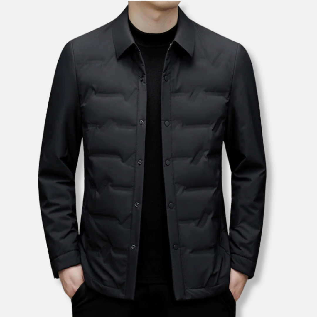 Street-Wave Men Down Jacket Slim Fit Water Resistant Warmth