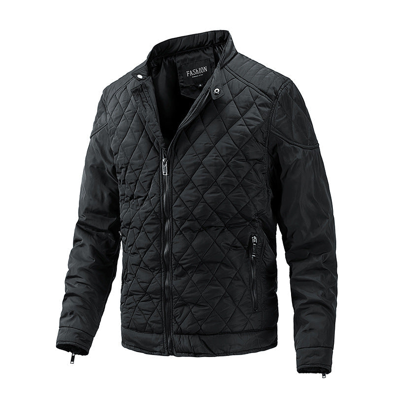 Street Wave Quilted Jacket For Men With Warmth And Style, Versatile All Weather Outerwear For Cold Days