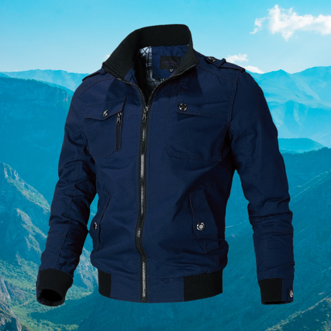 Bomber Jacket For Men Street-wave With Durable Zip And All Day Comfort Urban Streetwear Ready