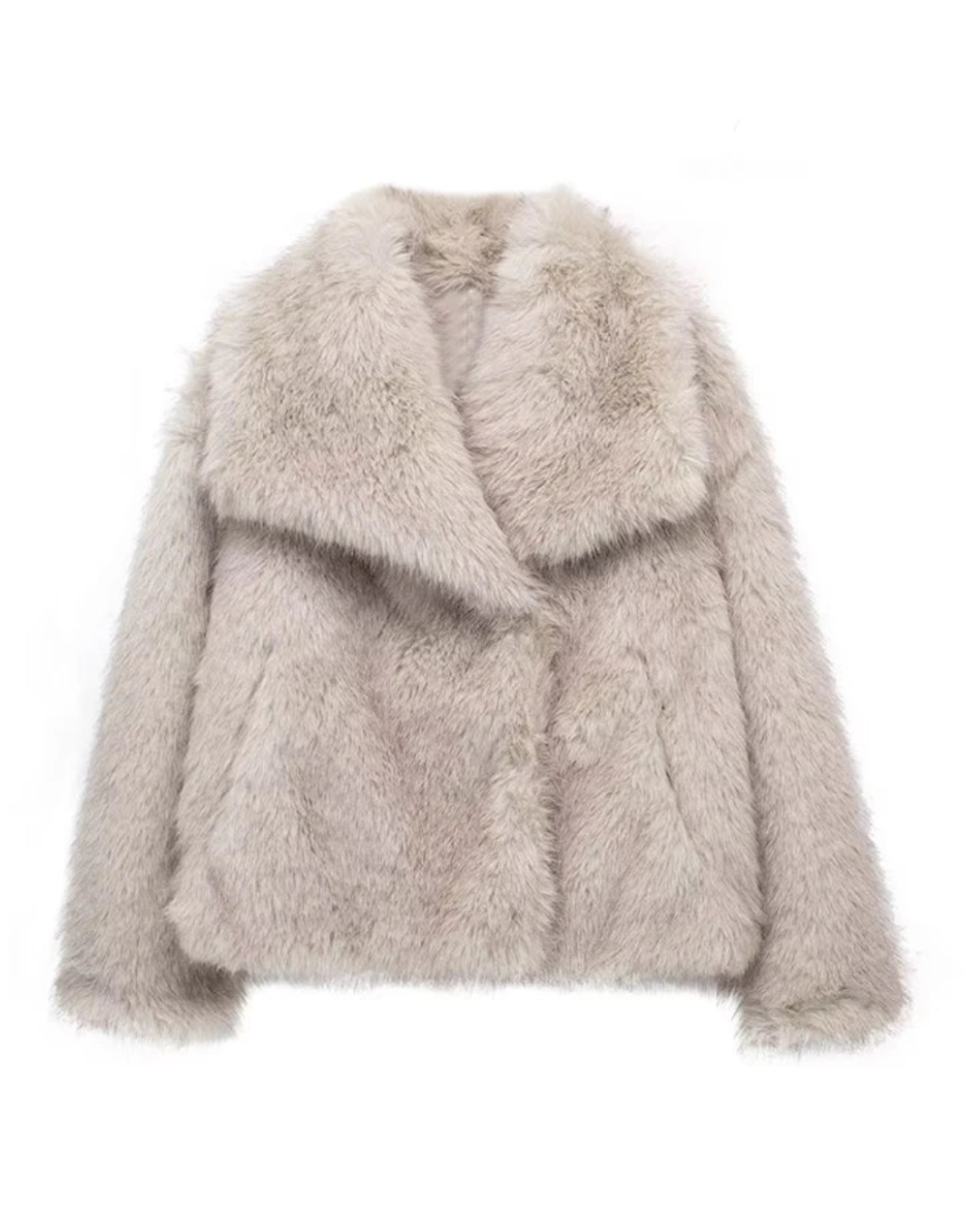 Street Wave Luxurious Faux Fur Winter Coat For Women Soft Plush Warmth Timeless Elegance