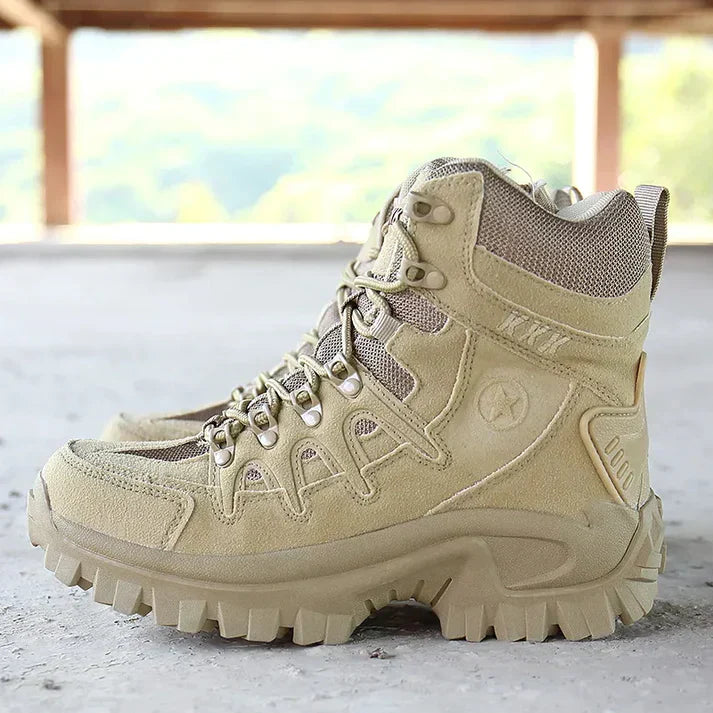 Street-wave Waterproof Tactical Boots for Outdoor Adventurers Rugged Non Slip Comfort