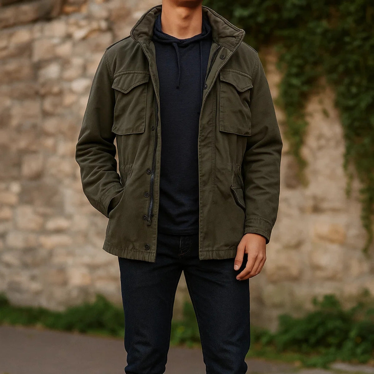 Street-wave Military Field Jacket Rugged Durable Outdoor Icon For Urban Explorers And Outdoor Enthusiasts