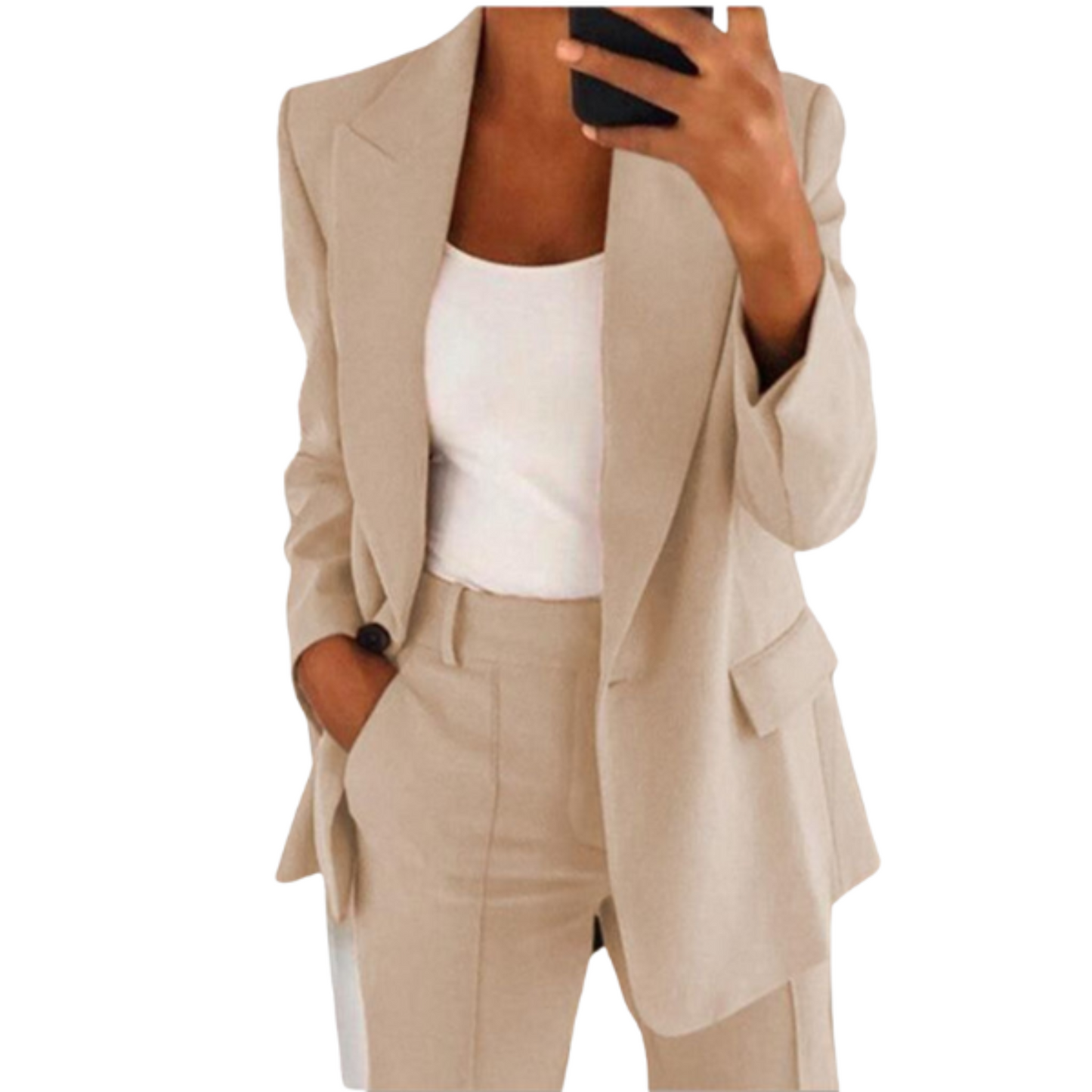 Streetwave Womens Blazer Set Sophisticated Fall Office Ensemble For Professionals