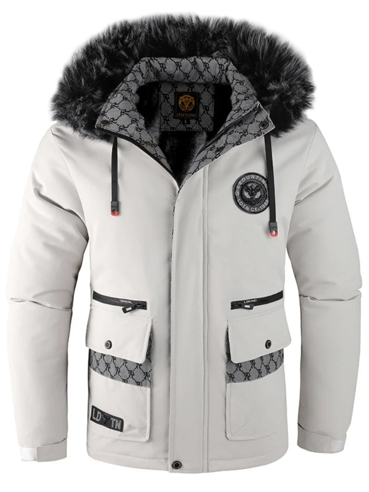 Street Wave Warm Outdoor Jacket With Faux Fur Hood For Adventurers Premium Cold Protection