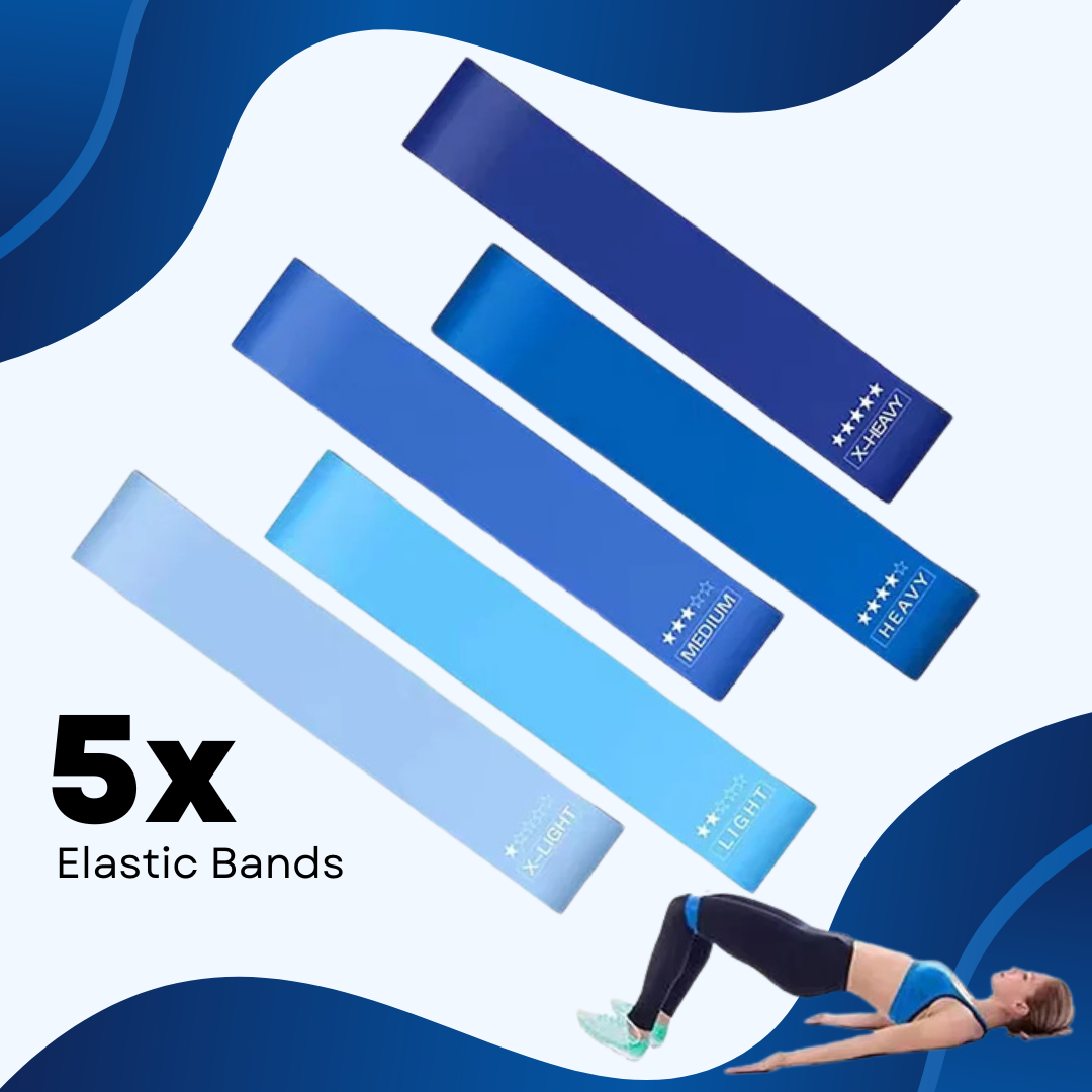 5x Elastic Band Set [10-50 lb] - Street-Wave