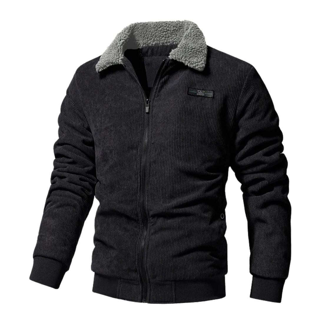 Street-Wave Men's Fleece Jacket Warm Insulated Windproof Waterproof Winter Coat Pro