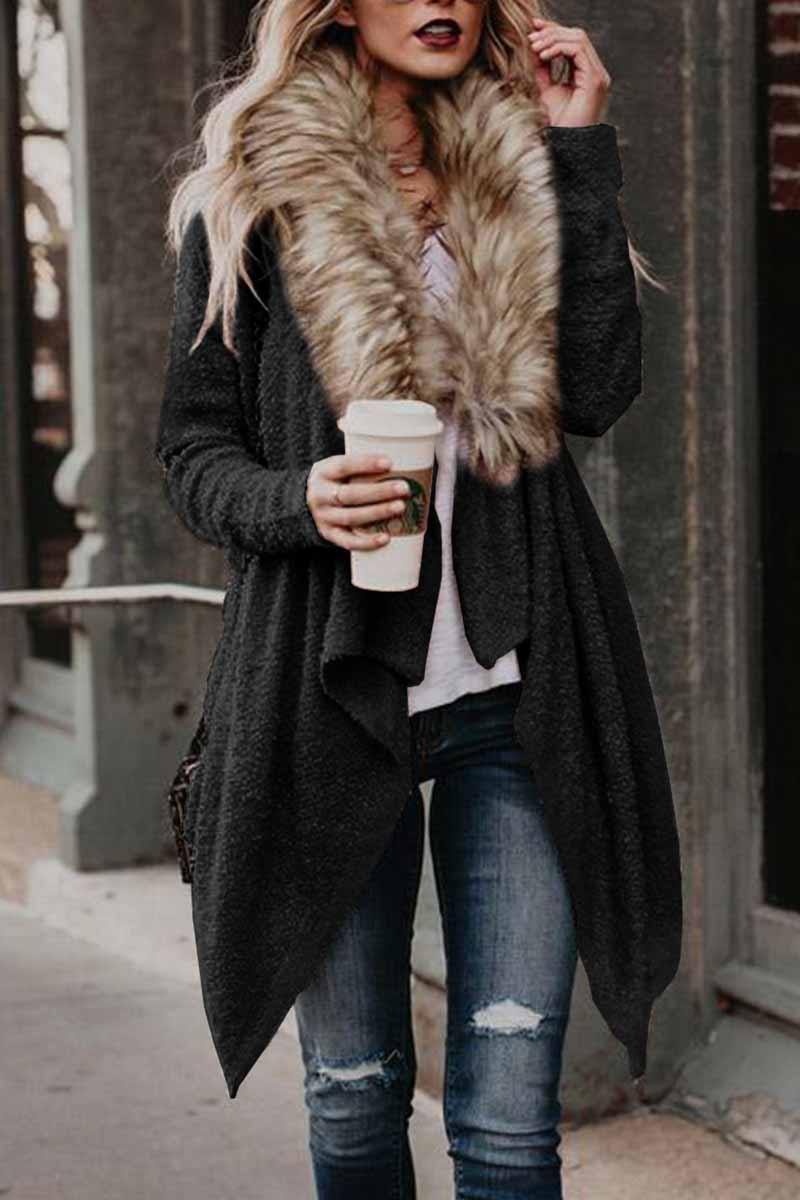 Street Wave Plush Teddy Jacket For Women With Faux Fur Trim Cozy Soft Warmth Everyday Wear