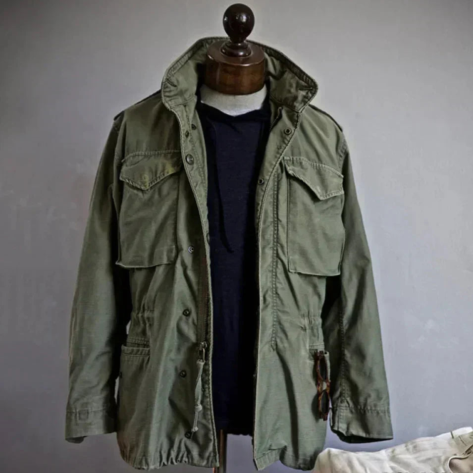 Street-wave Classic Field Jacket For Outdoor Enthusiasts Durable Breathable Outerwear With Timeless Design
