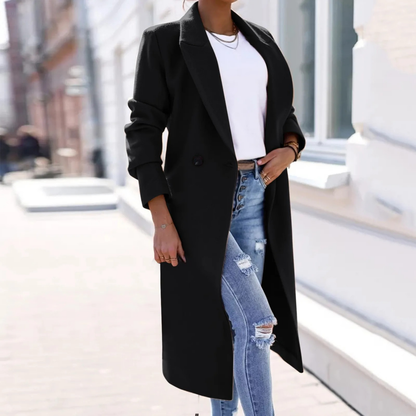 Street-wave Modern Womens Winter Coat Versatile Cozy Outerwear For Everyday Style