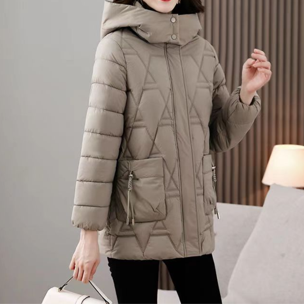 Street-wave Romy Quilted Puffer Jacket For Women Lightweight Warm Insulated Coat