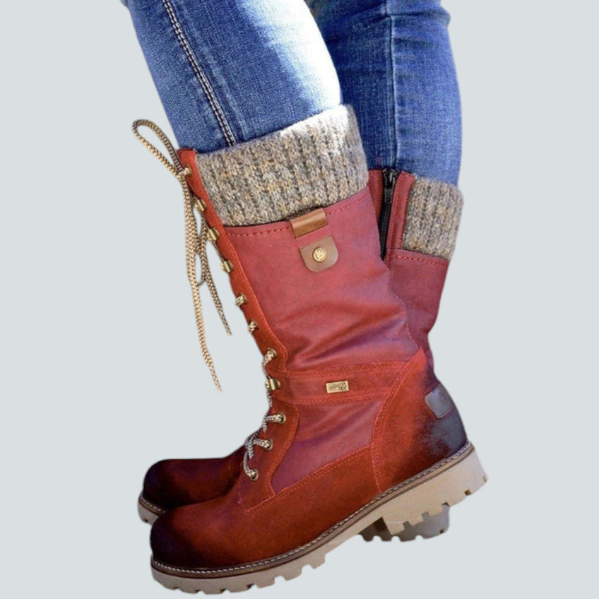 Street-wave Non-Slip Boots With Traction Sole For Outdoor Workers And City Explorers