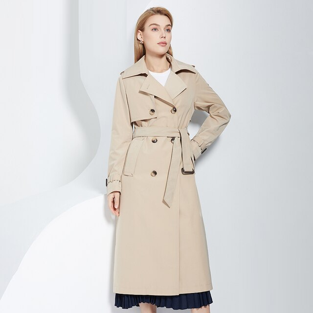 Street-Wave Belted Parka Timeless Refined Style For Busy Modern Women British-Inspired Chic
