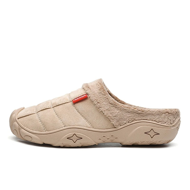 Street Wave Orthopedic Slippers For Unisex Warm Plush Lined Comfort And Non Slip Sole