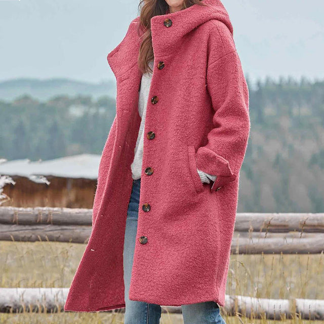Street Wave Autumn Coat for Women Cozy Warmth and Elegant Fit Perfect for Cold Days