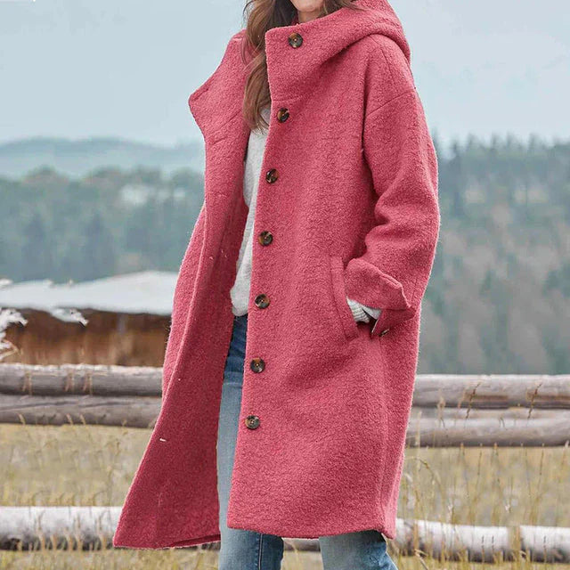 Street-Wave Green Wool Coat for Women Oversized Fall Warmth Luxurious Style and Glamour