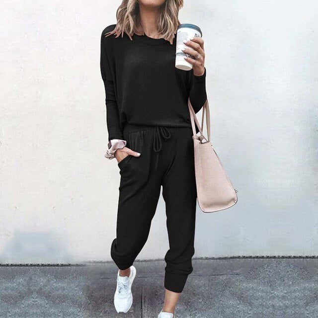 Emma Women Two Piece Loungewear Set Street Wave Cozy