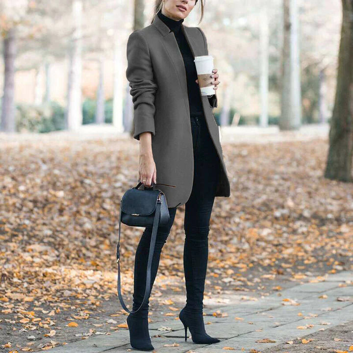 Streetwave Elegant Coat For Women Warm European Style Coat With Practical Functionality