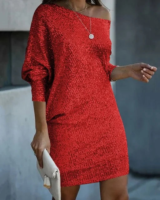 Street-Wave Aria Sequin Party Dress for Women Event-Ready Shine