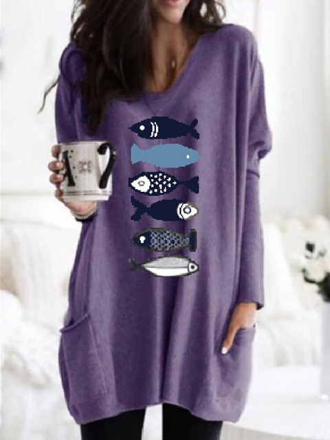 Street-wave Womens Longline Knit Pullover With Chevron Color Block Pattern For Cozy Warmth
