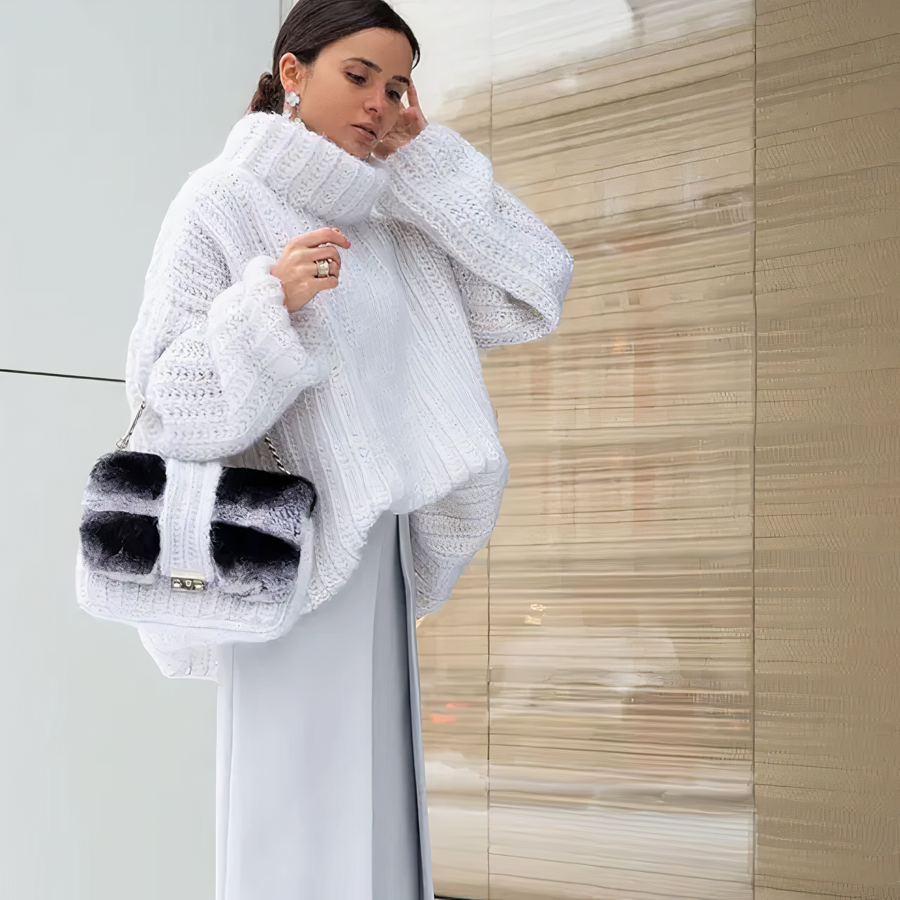 Street Wave Brianna Cozy Chunky Knit Pullover For Women Warm Comfort And Everyday Style