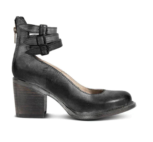Street-wave Classic Heels Ankle Boots With Straps Buckles For Women Timeless Elegance