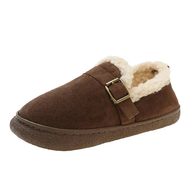 Street Wave Orthopedic Womens Winter Shoes With Warm Faux Shearling Lining For Women Who Stand All Day