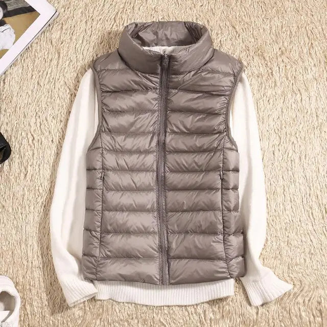 Street-wave Ultralight Womens Puffer Vest With Slim Fit Warmth For Layering And Everyday Outdoor Wear