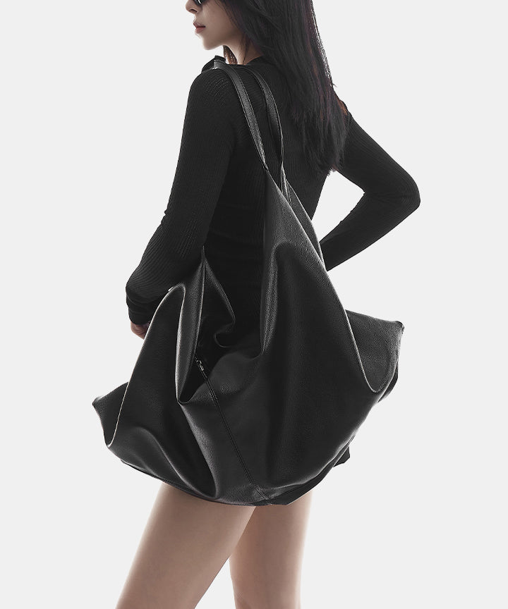 Sac à bandoulière polyvalent noir de grande capacité, nouveauté 2025 - Street-Wave