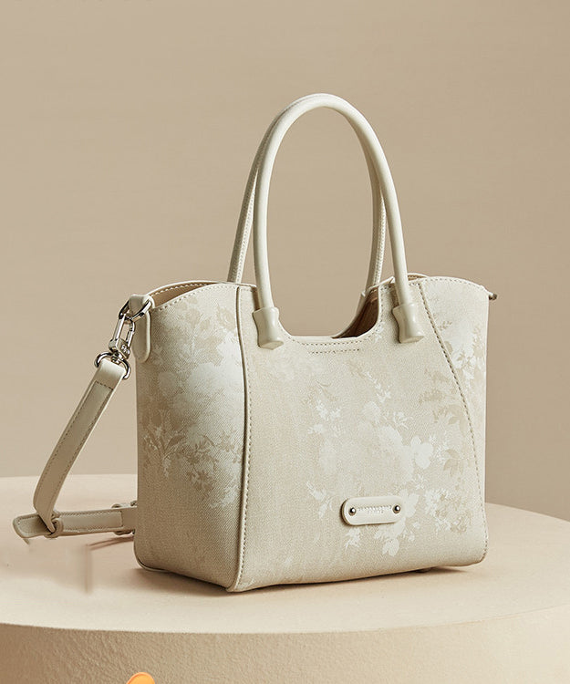 Sac fourre-tout grande capacité à imprimé abricot, nouvelle collection 2025 - Street-Wave