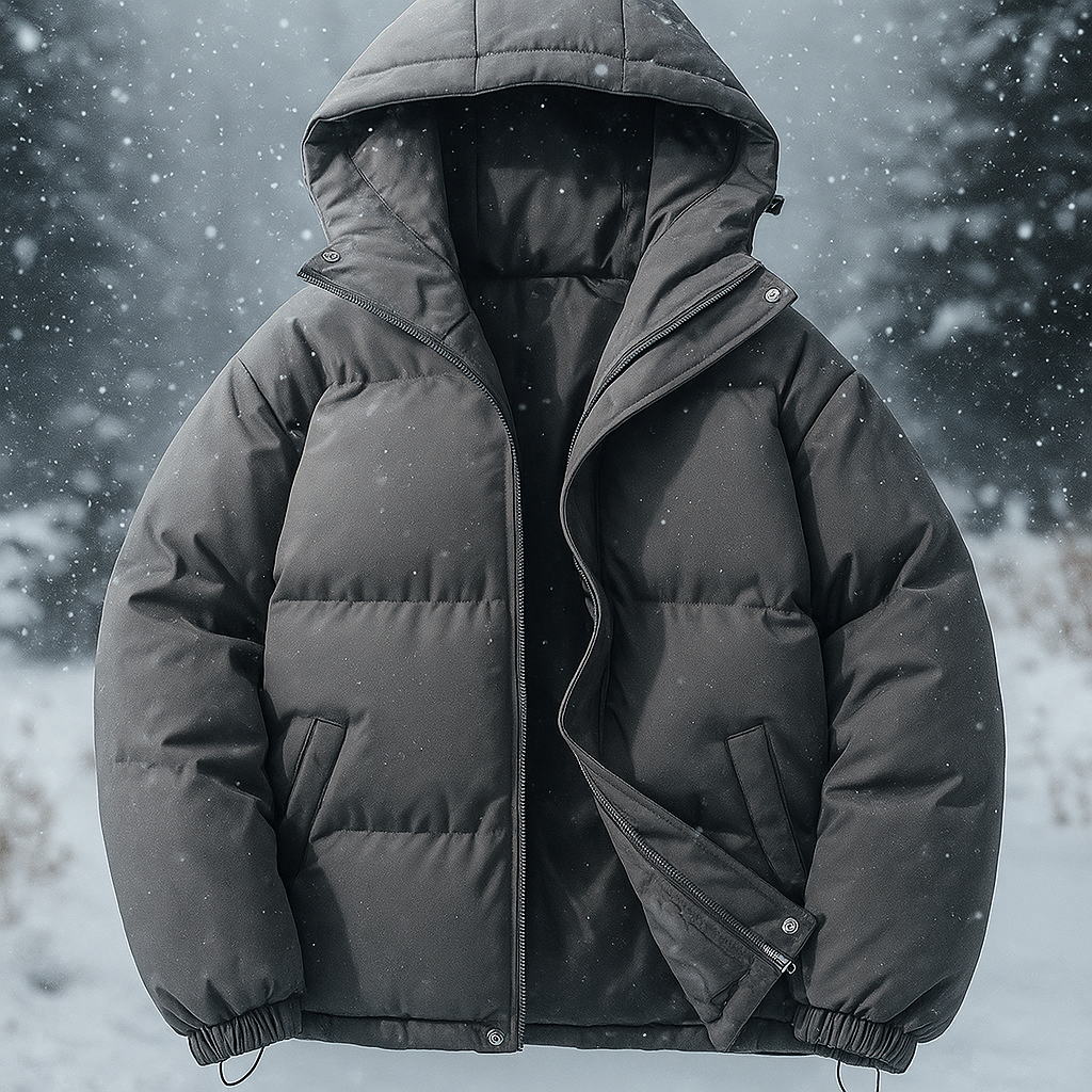 Street-wave Stilla Short Puffer Hooded Jacket For Women Warm Lightweight Windproof
