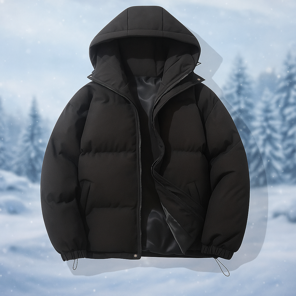 Street-wave Stilla Short Puffer Hooded Jacket For Women Warm Lightweight Windproof
