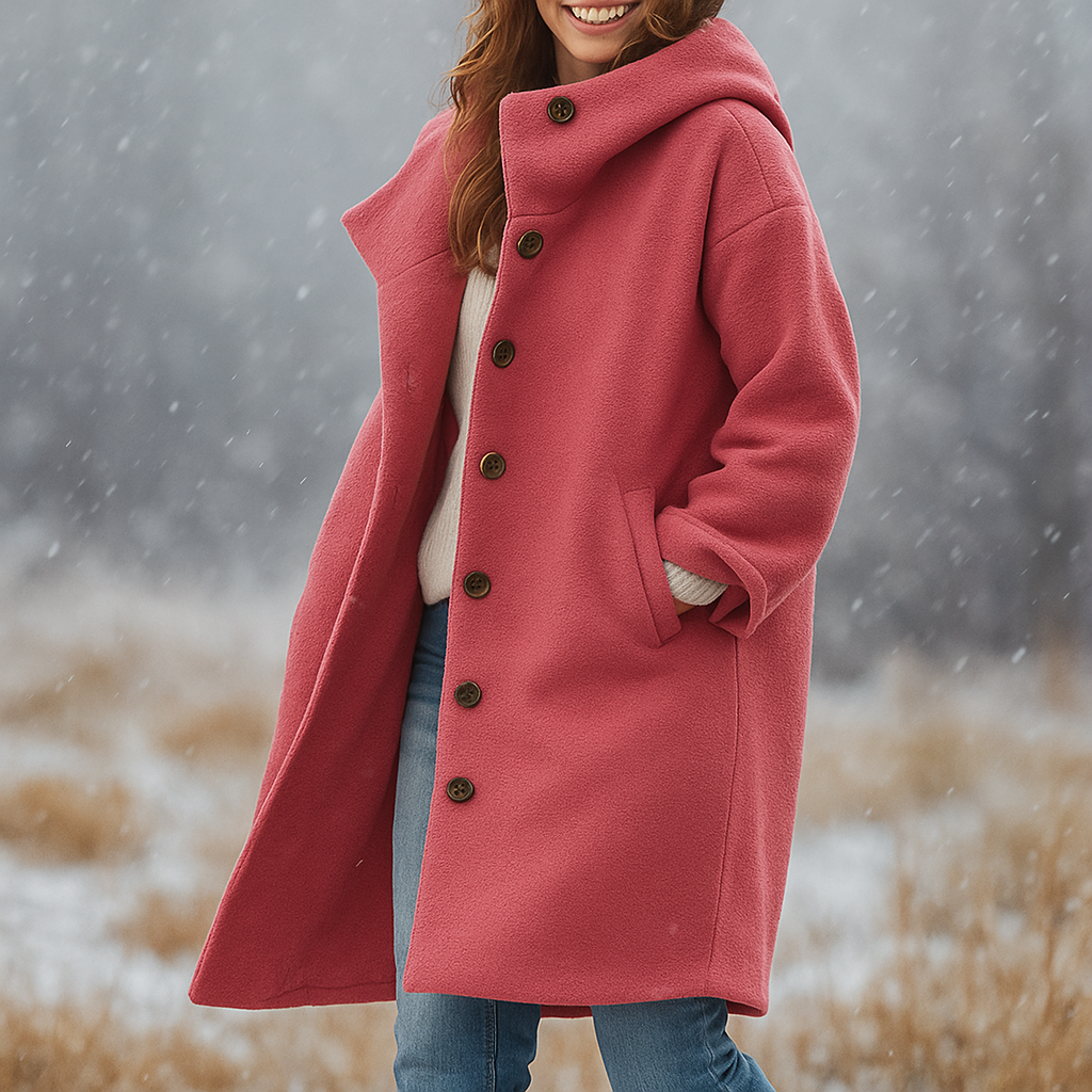 Street-Wave Premium Women Winter Coat Alexia Cozy Warm Versatile Hooded Coat For Everyday Style