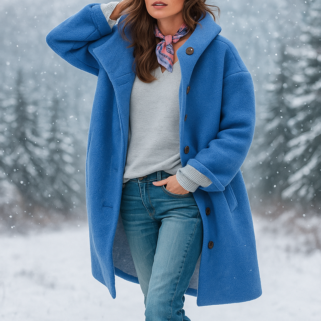 Street-Wave Premium Women Winter Coat Alexia Cozy Warm Versatile Hooded Coat For Everyday Style