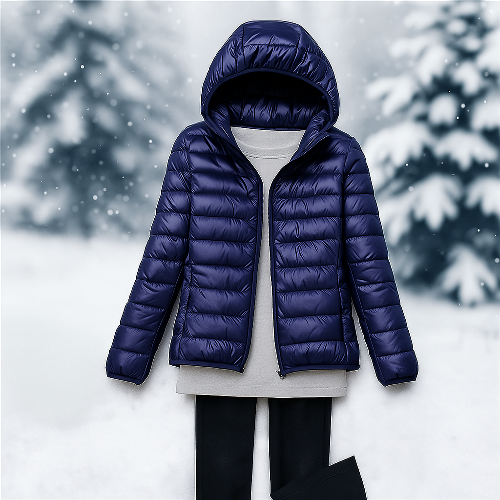 Street-wave Nora Lightweight Puffer Jacket With Hood For Women Warm And Packable Comfort