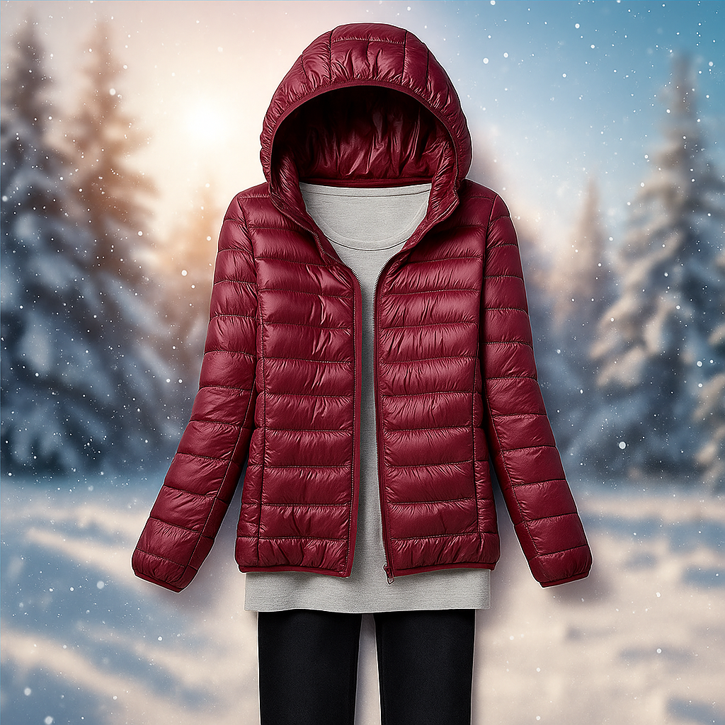 Street-wave Nora Lightweight Puffer Jacket With Hood For Women Warm And Packable Comfort