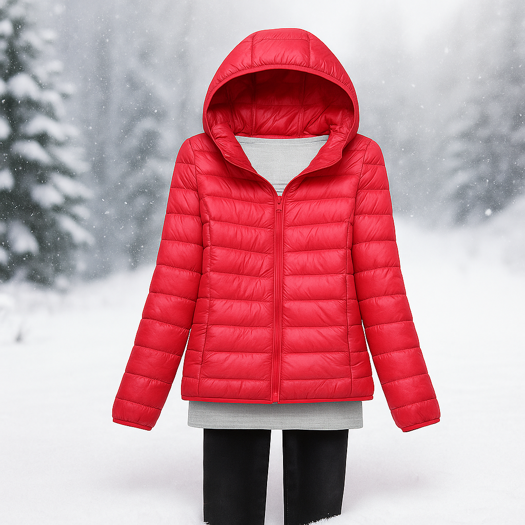 Street-wave Nora Lightweight Puffer Jacket With Hood For Women Warm And Packable Comfort