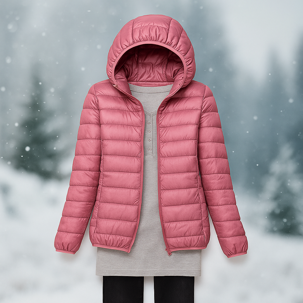 Street-wave Nora Lightweight Puffer Jacket With Hood For Women Warm And Packable Comfort