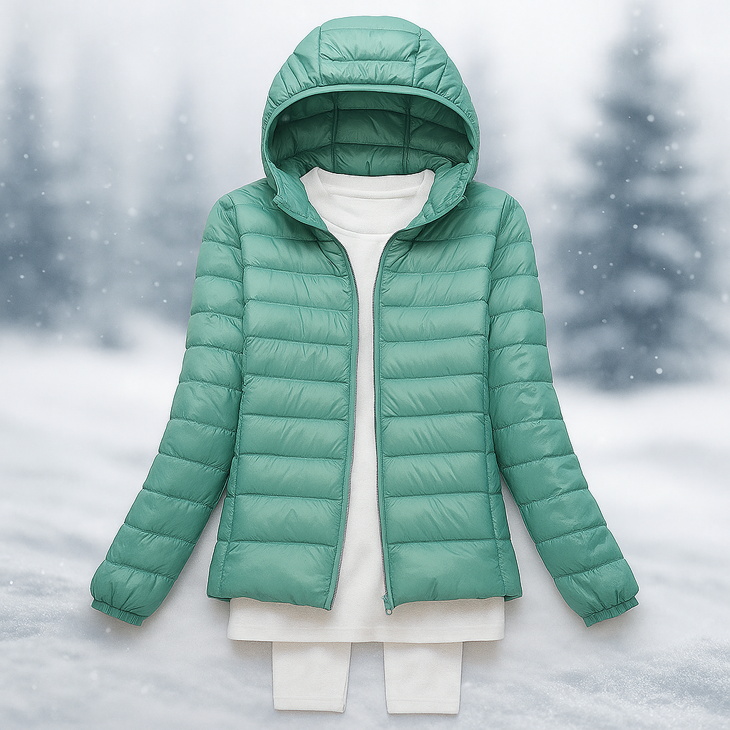 Street-wave Nora Lightweight Puffer Jacket With Hood For Women Warm And Packable Comfort