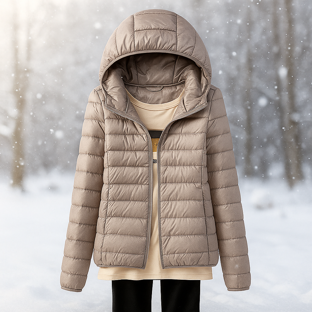 Street-wave Nora Lightweight Puffer Jacket With Hood For Women Warm And Packable Comfort