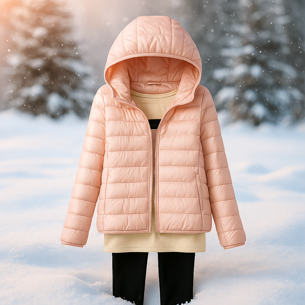 Street-wave Nora Lightweight Puffer Jacket With Hood For Women Warm And Packable Comfort
