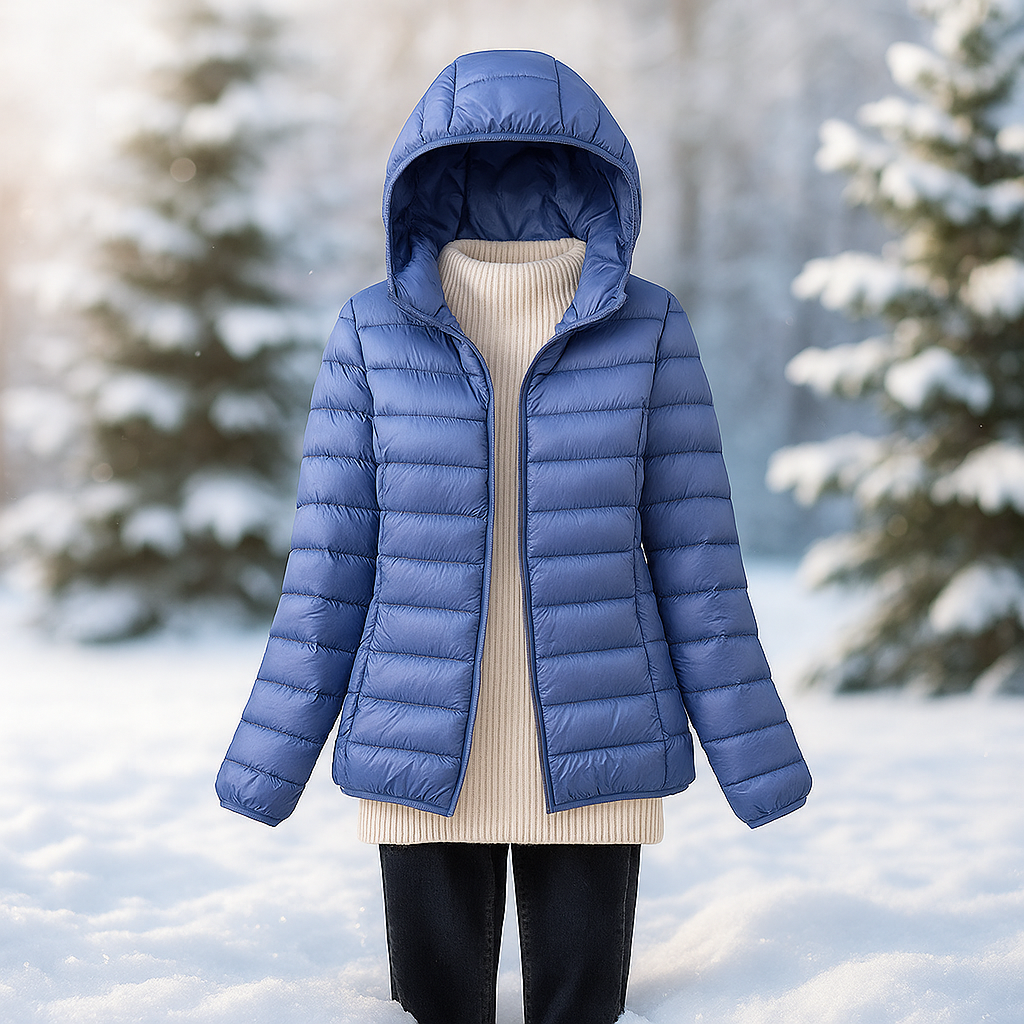 Street-wave Nora Lightweight Puffer Jacket With Hood For Women Warm And Packable Comfort