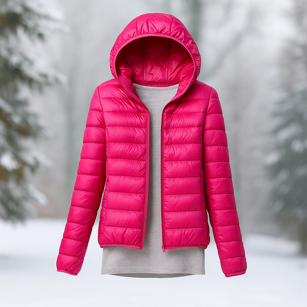 Street-wave Nora Lightweight Puffer Jacket With Hood For Women Warm And Packable Comfort