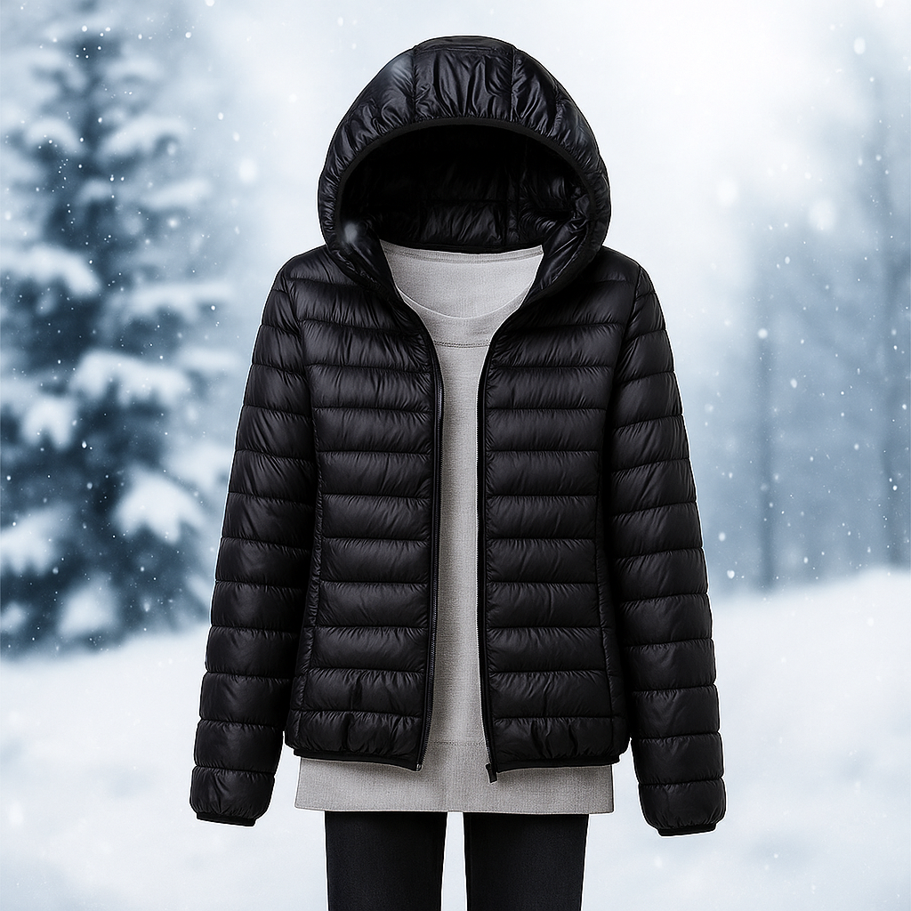 Street-wave Nora Lightweight Puffer Jacket With Hood For Women Warm And Packable Comfort