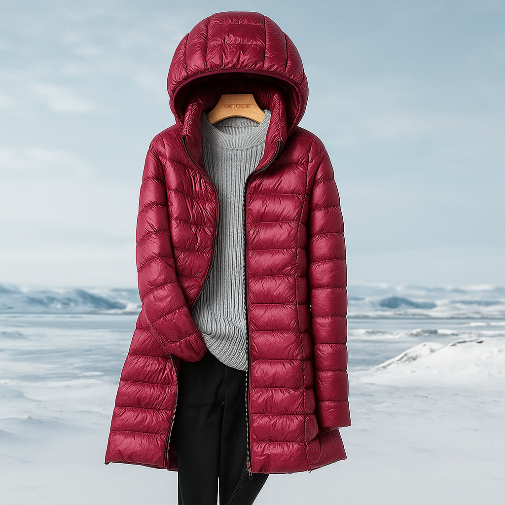 Street-wave Women's Hooded Quilted Puffer Coat Marenne for Winter Warmth and Timeless Style