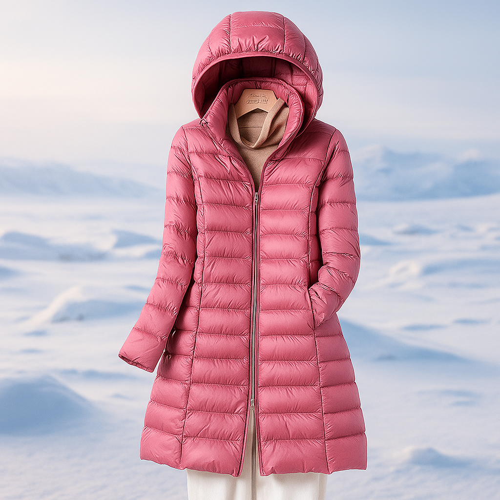 Street-wave Women's Hooded Quilted Puffer Coat Marenne for Winter Warmth and Timeless Style