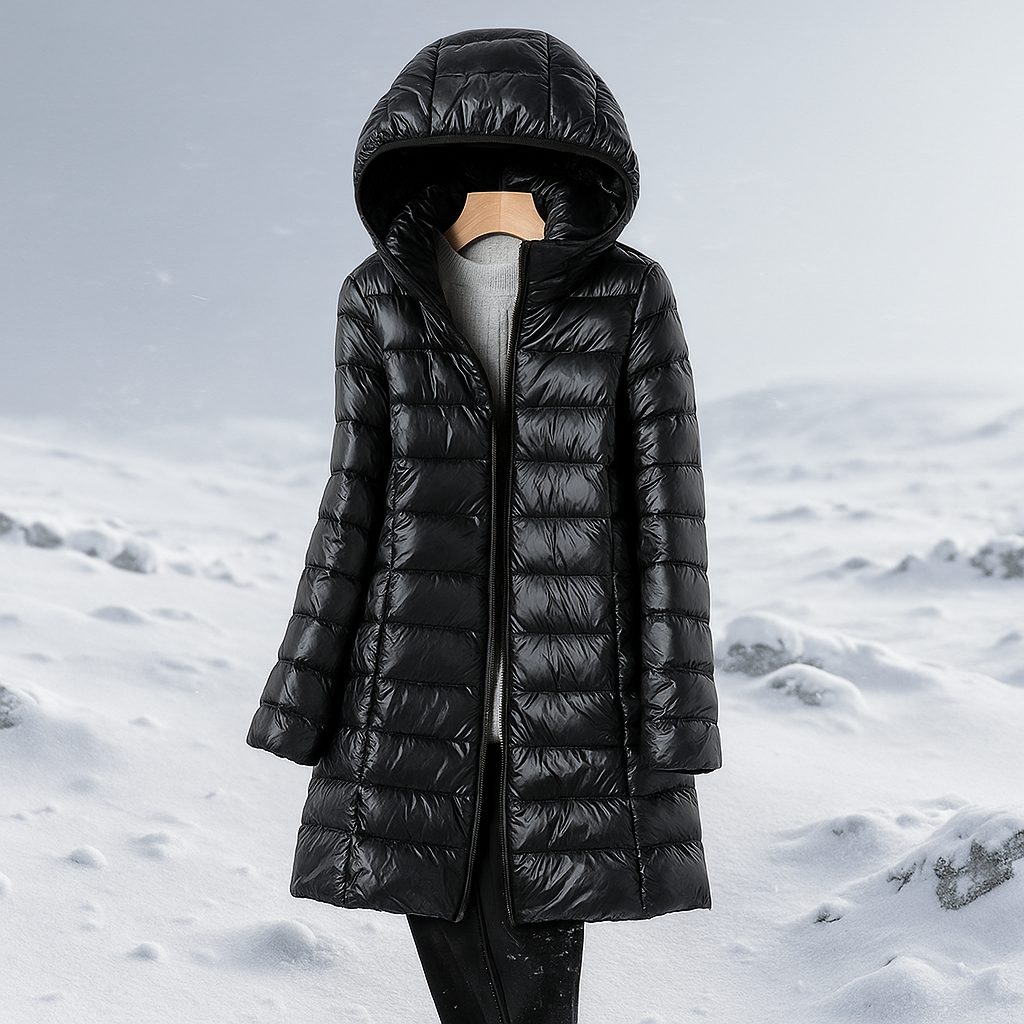 Street-wave Women's Hooded Quilted Puffer Coat Marenne for Winter Warmth and Timeless Style